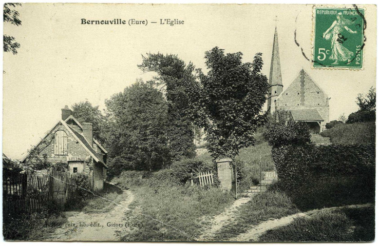 Bernouville. L'Eglise.