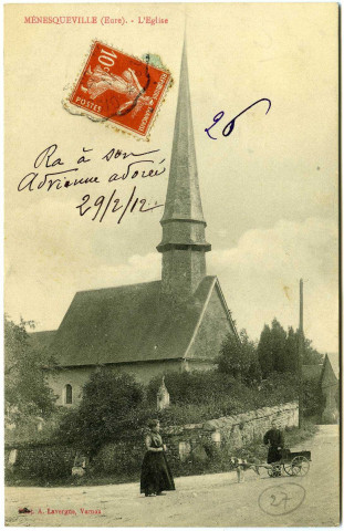 Ménesqueville. L'Eglise.