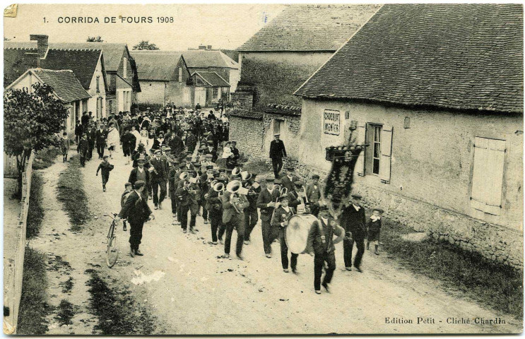 Fours-en-Vexin. Corrida de Fours 1908.