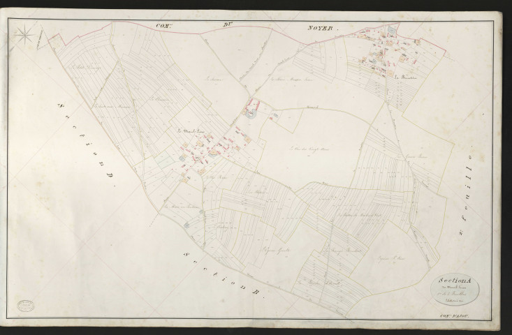 Ajou. Section A _ du mesnil-Lucas _ 1re de 3 Feuilles