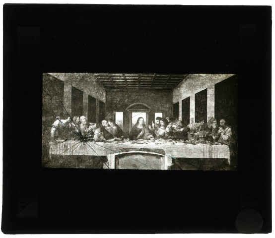 Musée de Milan (Italie), tableau de Léonard de Vinci "La Cène".