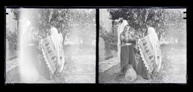 Femmes en costume traditionnel arméniens à Bethléem (Israël).