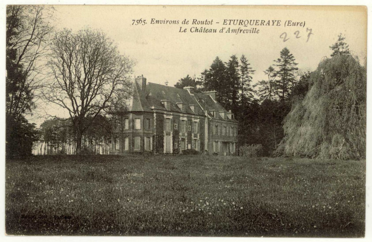 Eturqueraye. Le Château d'Amfreville.