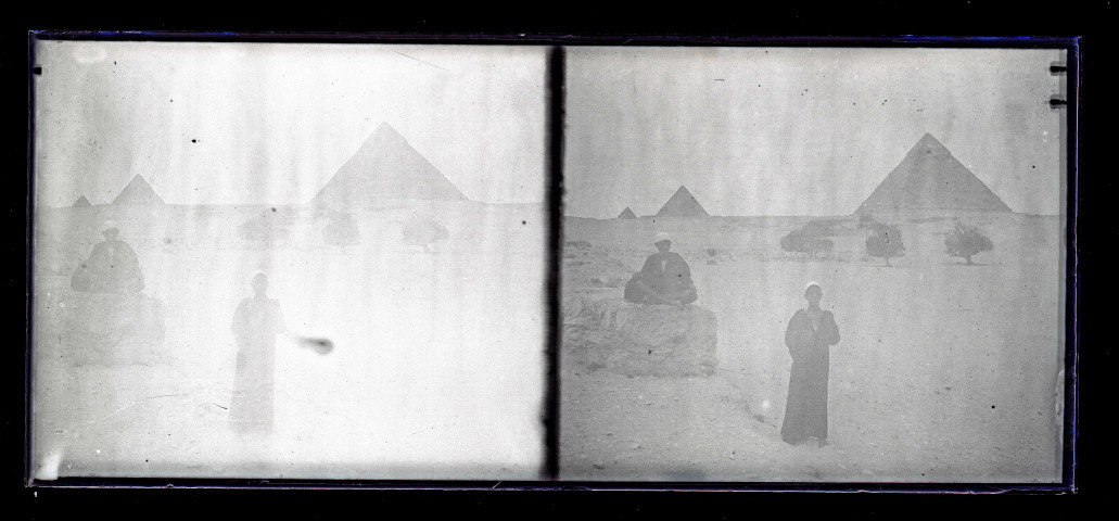 Pyramides de Gizeh (Égypte).