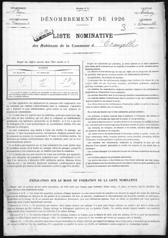 ECAUVILLE 1926