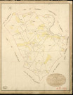 Roman. Tableau d'assemblage _ du Plan Parcellaire de la Commune de Roman _ Canton de Damville - Evreux - Eure. _ Terminé sur le Terrain le 19 Juin 1839 , sous l'administration de M. de Monicault, Préfet _ M. Bonnel, Maire _ sous la Direction de M. Garnier, Directeur des Contributions directes _ M. Le Fébure, Géomètre en Chef. _ Par M. Renault, Géomètre de 1re classe.