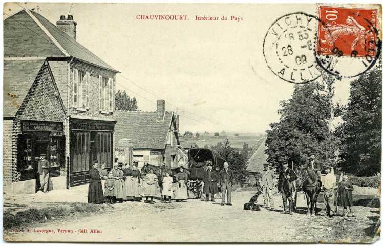 Chauvincourt. Intérieur du Pays.