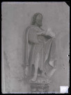 Église de Saint-Éloi-de-Fourques (Eure), statue de Saint-Jean-Baptiste.
