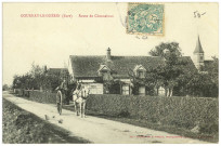 Gournay-le-Guérin. Route de Chennebrun.