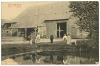 Houville-en-Vexin. Intérieur de Ferme.