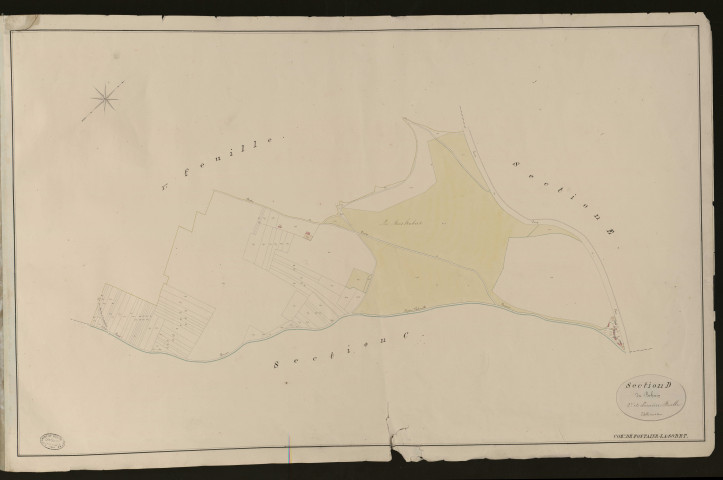 Fontaine-la-Soret. Section D _ du Bohain _ 2e et dernière Feuille