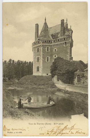 Thevray. Tour de Thevray, XVe siècle.