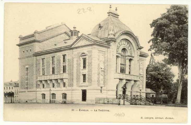 Evreux-Ville. Le Théâtre.