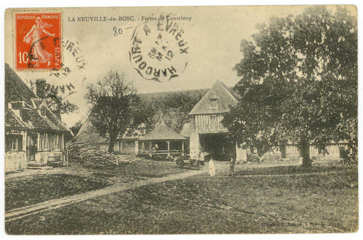 Neuville-du-Bosc (La). Ferme de Canteloup.