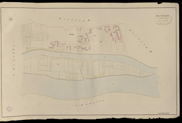 Tosny. Section G _ de la Côte des Elingues _ 4e de 5 Feuilles