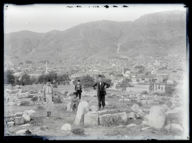 Vue générale de la ville d'Antioche (Turquie) et du mont Sylpius.