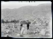 Vue générale de la ville d'Antioche (Turquie) et du mont Sylpius.