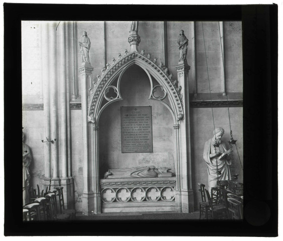 Abbaye Saint-Ouen de Rouen (Seine-Maritime), tombeau de Jean Roussel Marc d'Argent.