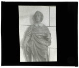 Église Saint-Martin d'Arnières-sur-Iton (Eure), statue de Saint-Laud.