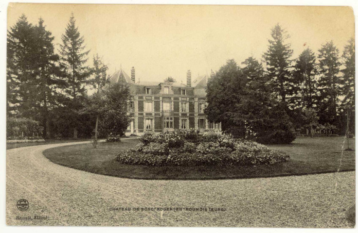 Bosc-Roger-en-Roumois. Château de Bosc-Roger-en-Roumois.