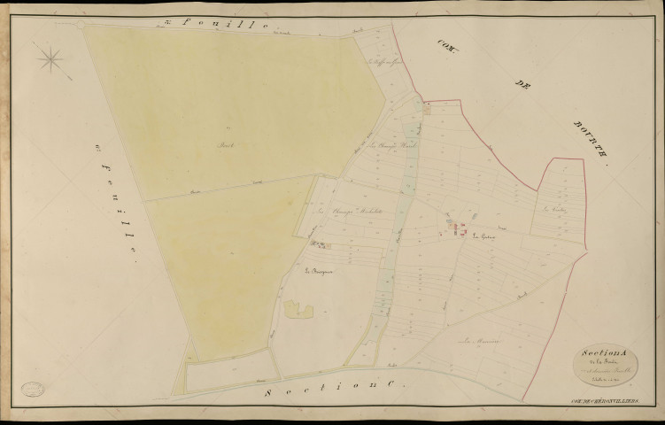 Chéronvilliers. Section A _ de la Forêt _ 7e et dernière Feuille