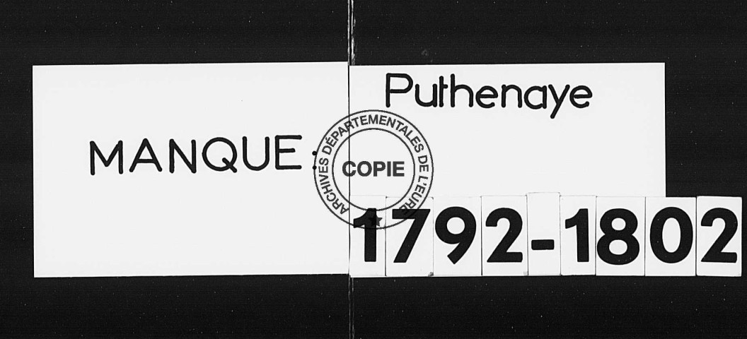 Tables (1792-1902)