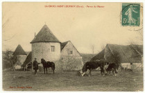 Croix-Saint-Leufroy (La). Ferme du Manoir.