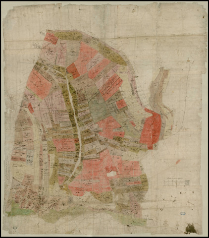 Canéhan (Seine-Maritime) - Plan de la seigneurie. *
