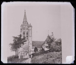 Vue d'ensemble de l'église de Beaumontel (Eure).