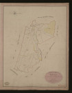 Bernouville. Tableau d'assemblage du Plan Parcellaire de la Commune de Bernouville. _ Canton de Gisors - Andelys - Eure. _ Terminé sur le terrain le 7 septembre 1840, sous l'administration de M. de Monicault, Préfet - M. Lebas, Maire et sous la direction de M. Garnier, Directeur des Contributions directes. _ M. Le Fébure, Géomètre en Chef. _ Par M. Canu, Géomètre de 1re classe