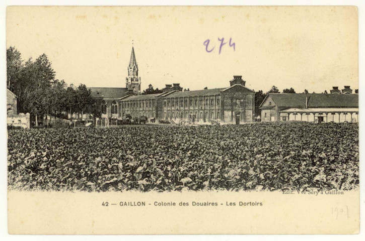 Gaillon. Colonie des Douaires - Les Dortoirs.
