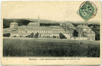 Evreux-Ville. Asile Départementale d'aliénés, vue prise de côté.