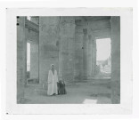 Ruines et vestiges d'un temple égyptien.