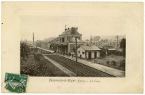 Beaumont-le-Roger. La Gare.