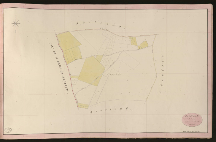 Bazincourt-sur-Epte. Section D _ de la Navette _ 2e et dernière Feuille