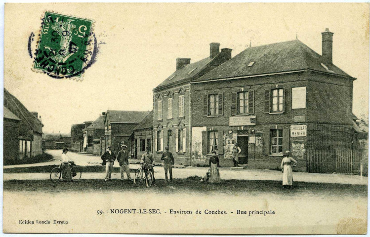 Nogent-Le-Sec. Rue Principale.