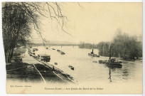 Vernon-Ville. Les Quais du Bord de la Seine.