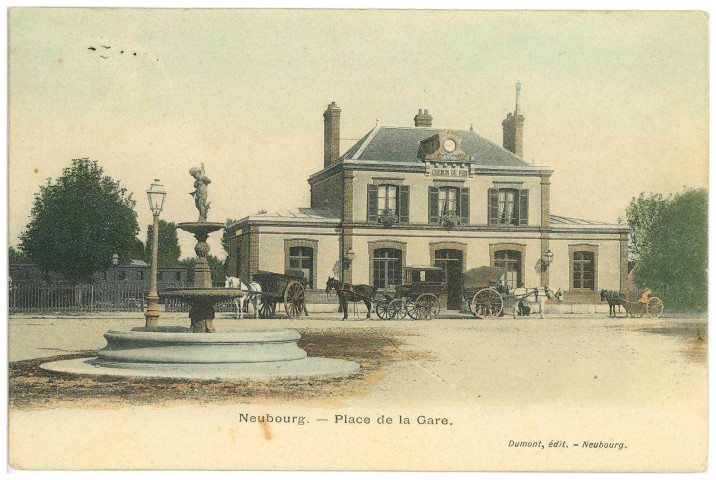 Neubourg (Le). Place de la Gare.