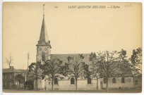 Saint-Quentin-des-Isles. L'Eglise.