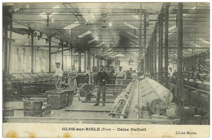Glos-sur-Risle. Usine Dutheil.