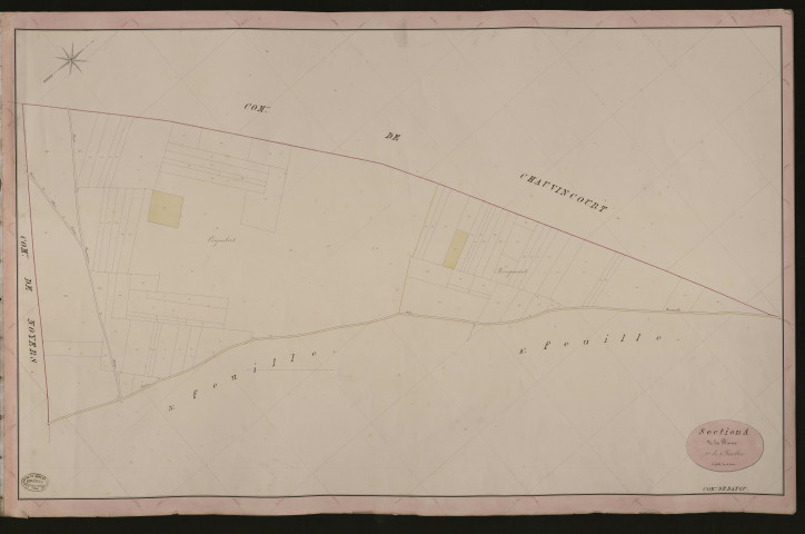 Dangu. Section A _ de la Plaine _ 1re de 3 Feuilles