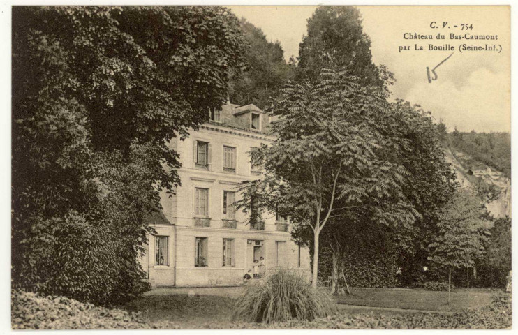 Caumont. Château du Bas-Caumont, par la Bouille.