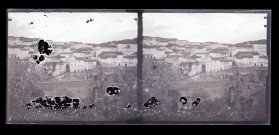 Vue générale d'une ville d'Algérie.