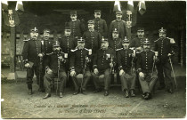 Ecos. Comité de l'Union Amicale des Sapeurs-Pompiers du Canton d'Ecos (1909).
