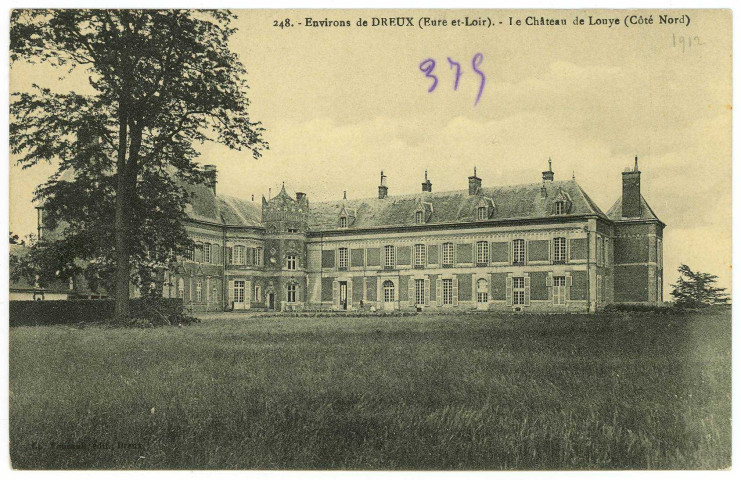 Louye. Environs de Dreux (E. -et-L. ). - Le Château de Louye (Côté Nord).