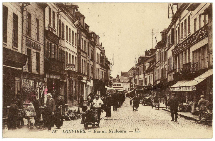 Louviers-Ville. Rue du Neubourg.