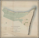 Cours de la Seine à Quillebeuf - "Plan topographique du cours de la Seine depuis le territoire du Marais-Vernier jusqu'au territoire de Trouville".