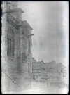 Maison à pans de bois de Lisieux (Calvados) dans le quartier de la cathédrale Saint-Pierre.