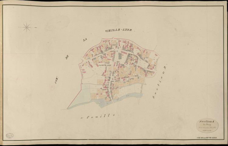 Neuve-Lyre (La). Section A _ du Bourg _ 2e et dernière Feuille