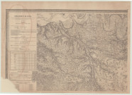 Département de l'Eure. Extrait de la carte topographique de la France levée par les officciers d'état major.